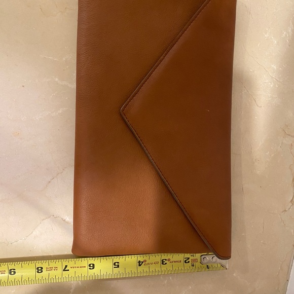 Super soft leather clutch. - Picture 5 of 6